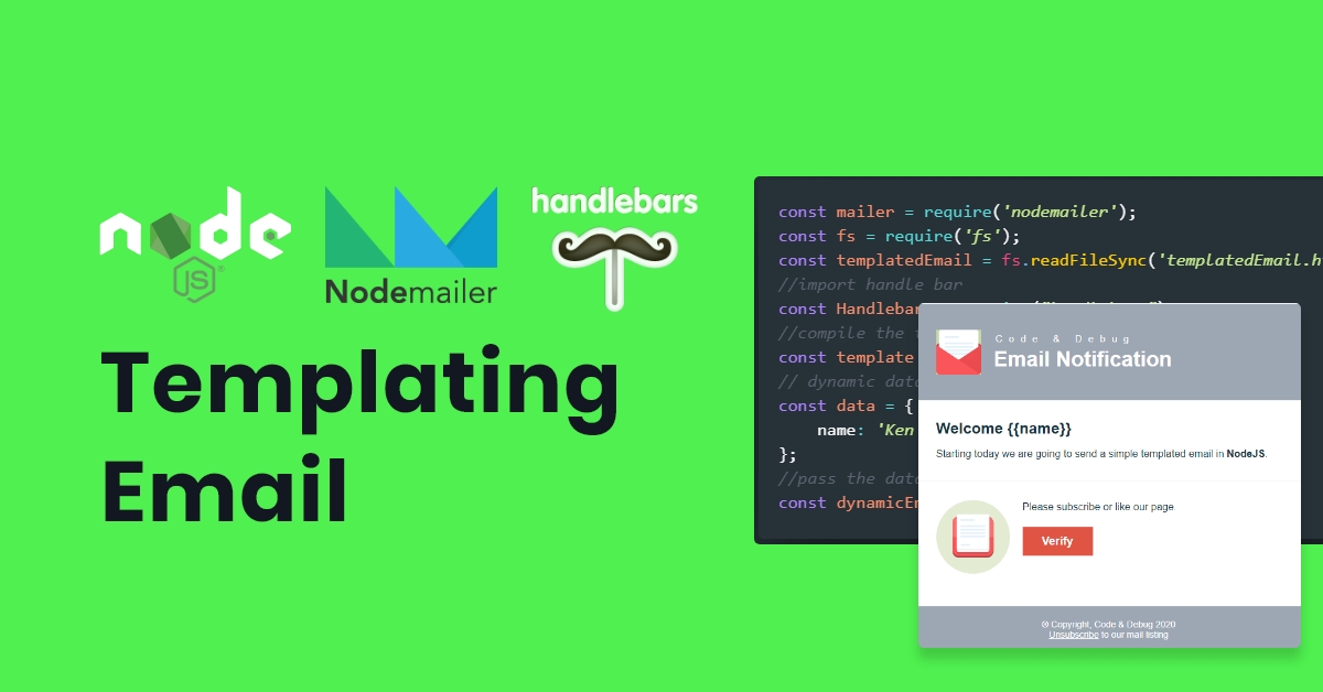 Templating Email with NodeJS